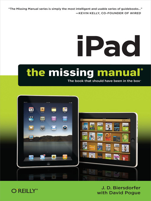 Title details for iPad:  the Missing Manual by J.D. Biersdorfer - Available